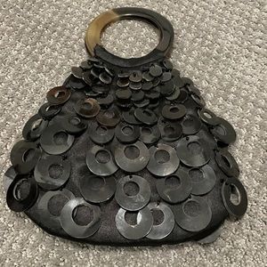 Handmade black purse